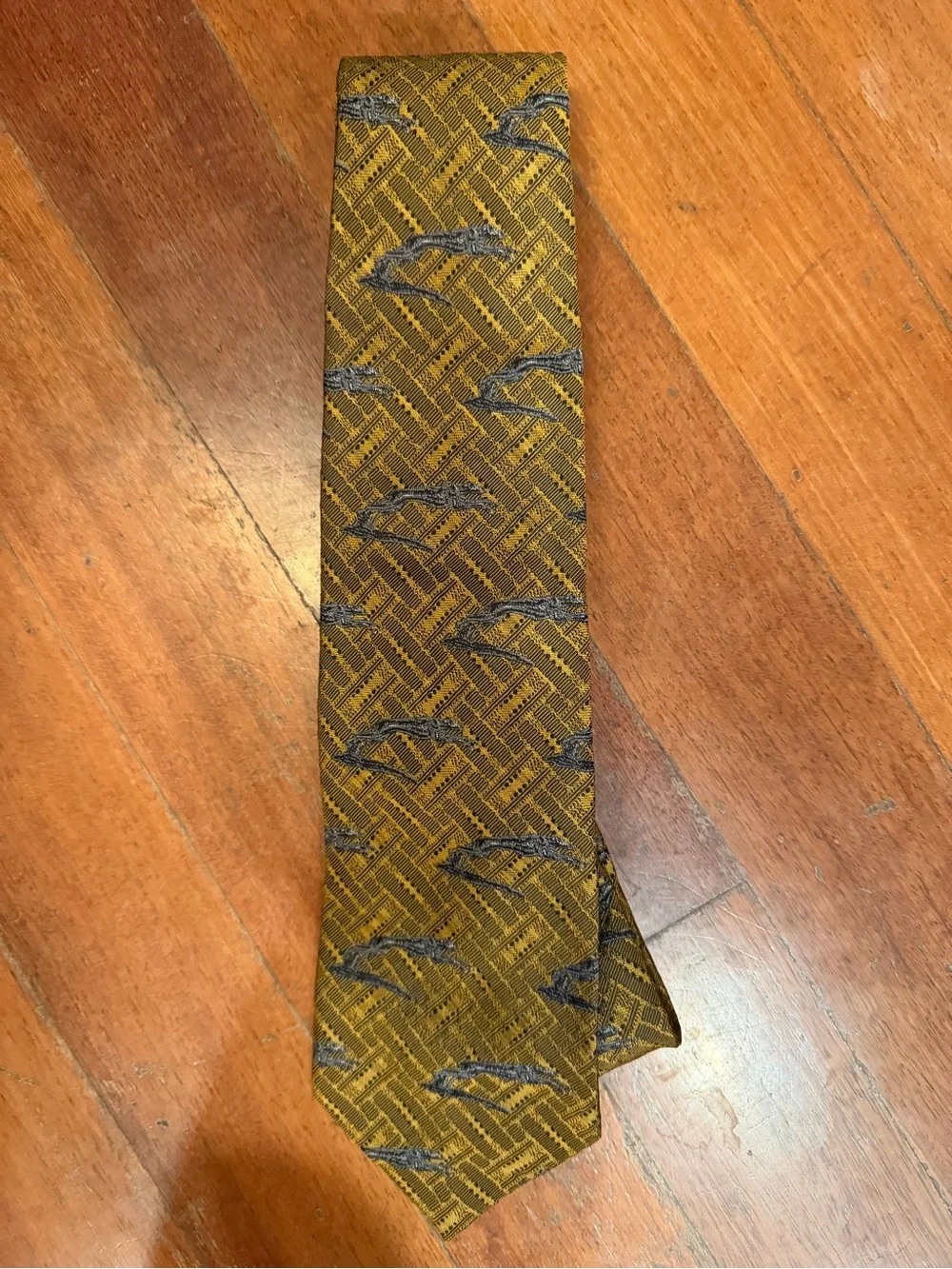 Robert Talbott Pebble Beach Concours 1996 Delage Silk Tie Collector Made USA